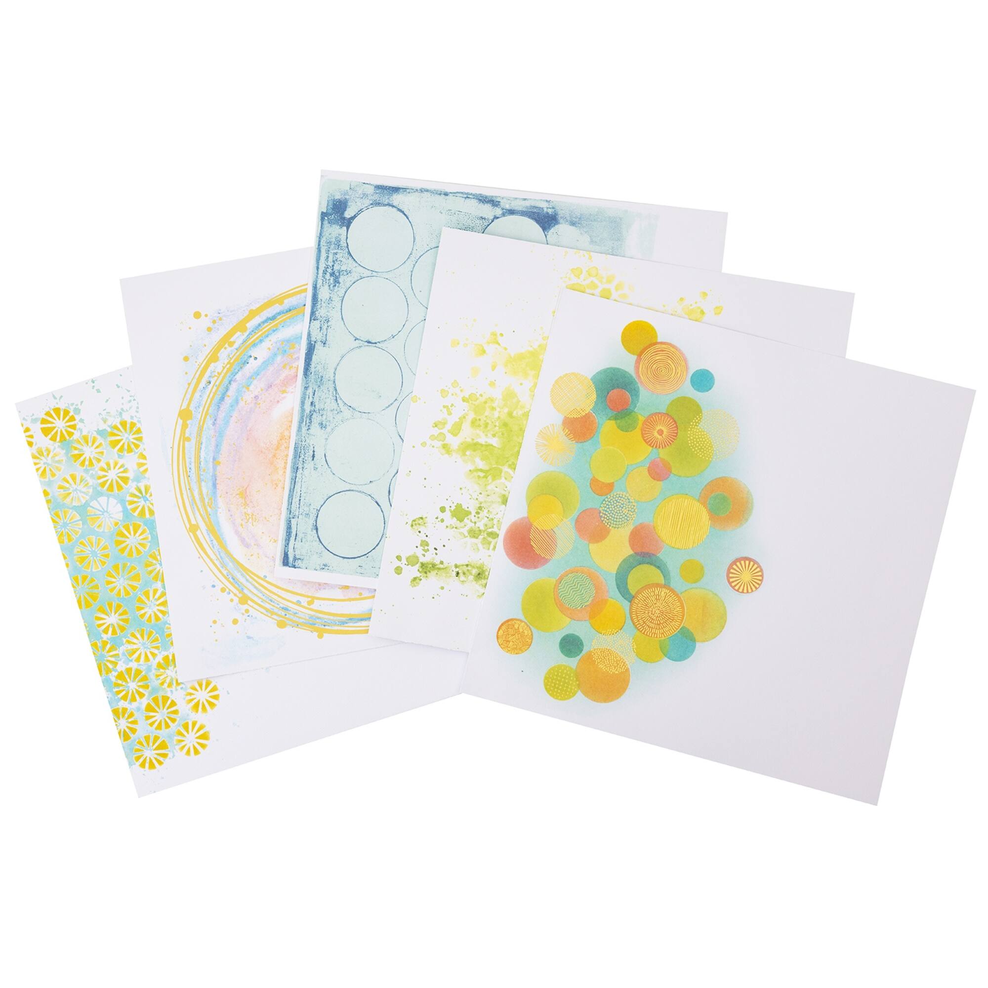 Vicki Boutin Print Shop Painted Backgrounds Mixed Media Paper Pad, 12" x 12"
